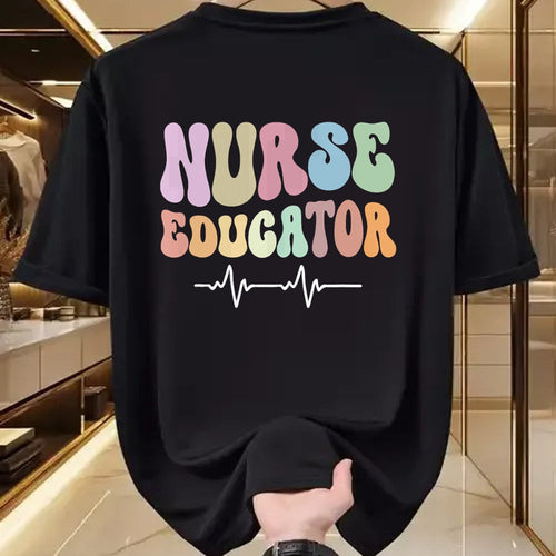 Funny Nurse Shirt, Nurse Unisex T-Shirt/Hoodie/Sweatshirt HLT00 - Groovy Certified Nurse Educator Nursing School Instructor T-Shirt