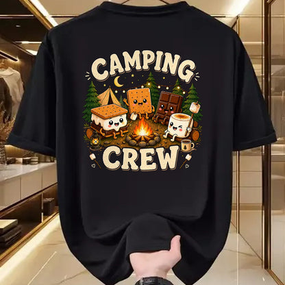 Funny Camping Shirt, Gift For Camping Lover Unisex T-Shirt/Hoodie/Sweatshirt HLT00 - Camping Crew Family Matching Camp Group Squad Team T-Shirt