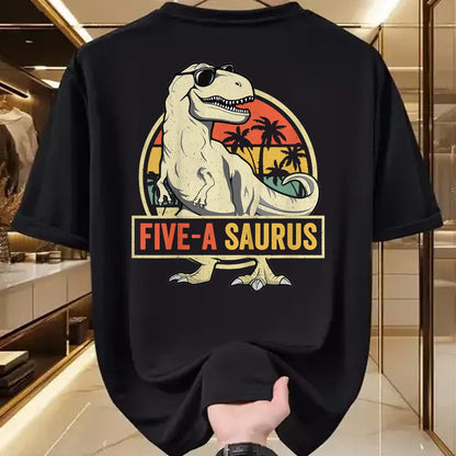 Best Dinosaur Lover Shirt, Funny Dinosaur UnisexT-Shirt/Hoodie/Sweatshirt HLT00 - Kids 5 Year Old Dinosaur Birthday 5th T Rex Dino Five Saurus T-Shirt