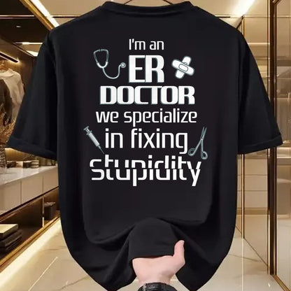 Best Doctor Shirt, Funny Doctor UnisexT-Shirt/Hoodie/Sweatshirt HLT00 - ER Emergency Room Doctor Funny Resident Intern T-Shirt