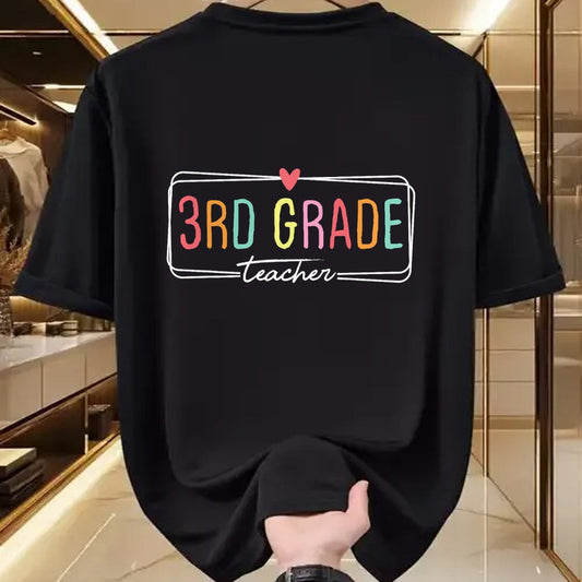 Best Student Shirt, Funny Back To School UnisexT-Shirt/Hoodie/Sweatshirt HLT00 - Third Grade Teacher Life 3rd Grade Back to School Heart Love T-Shirt