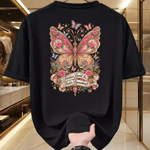 Guitar Lover Shirt, Funny Guitar UnisexT-Shirt/Hoodie/Sweatshirt HLT00 - Cosmic Cowgirl Hat Butterfly Pink Guitar Country Music Girl T-Shirt