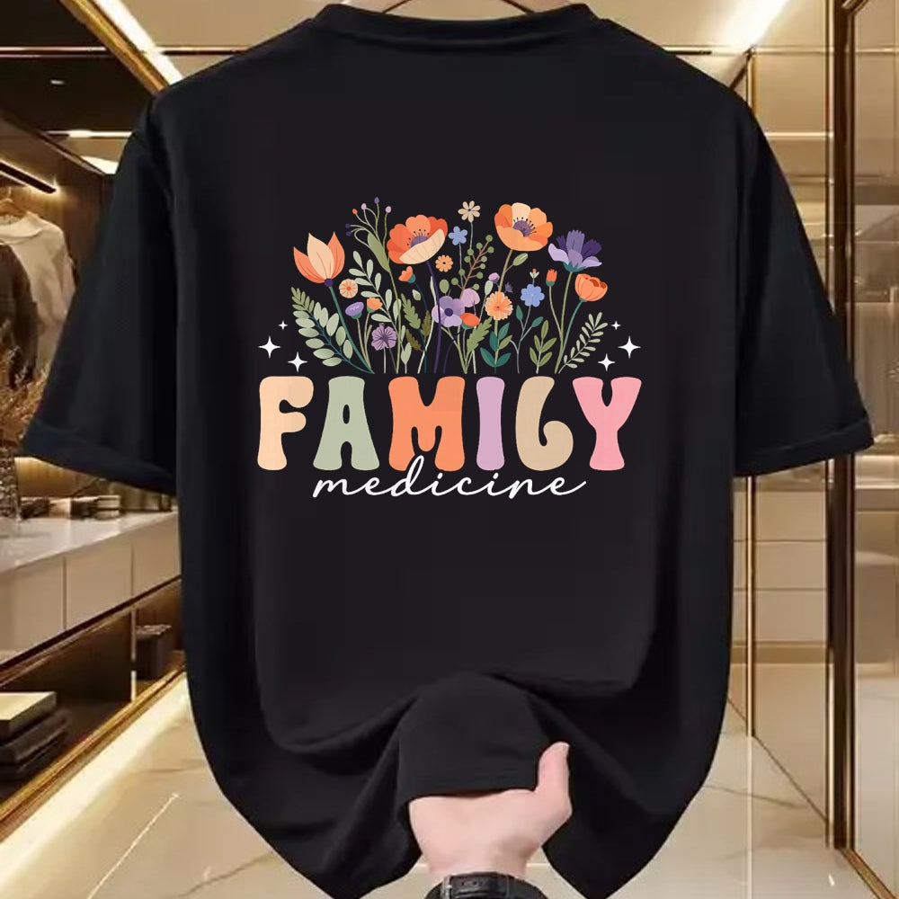 Best Doctor Shirt, Funny Doctor UnisexT-Shirt/Hoodie/Sweatshirt HLT00 - Family Medicine Flowers Family Medicine Doctor T-Shirt