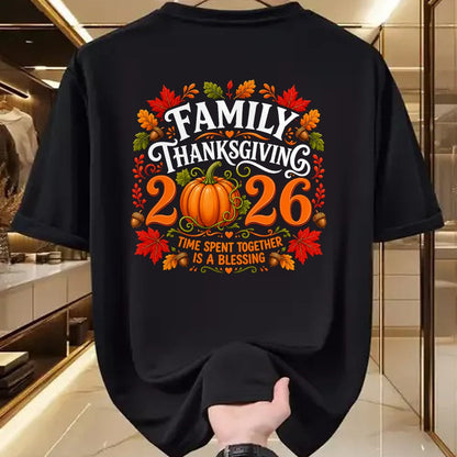 Best Thanksgiving Family Shirt , Funny Thanksgiving UnisexT-Shirt/Hoodie/Sweatshirt HLT00 - Family Thanksgiving 2026 Thanksgiving Crew Matching Group T-Shirt