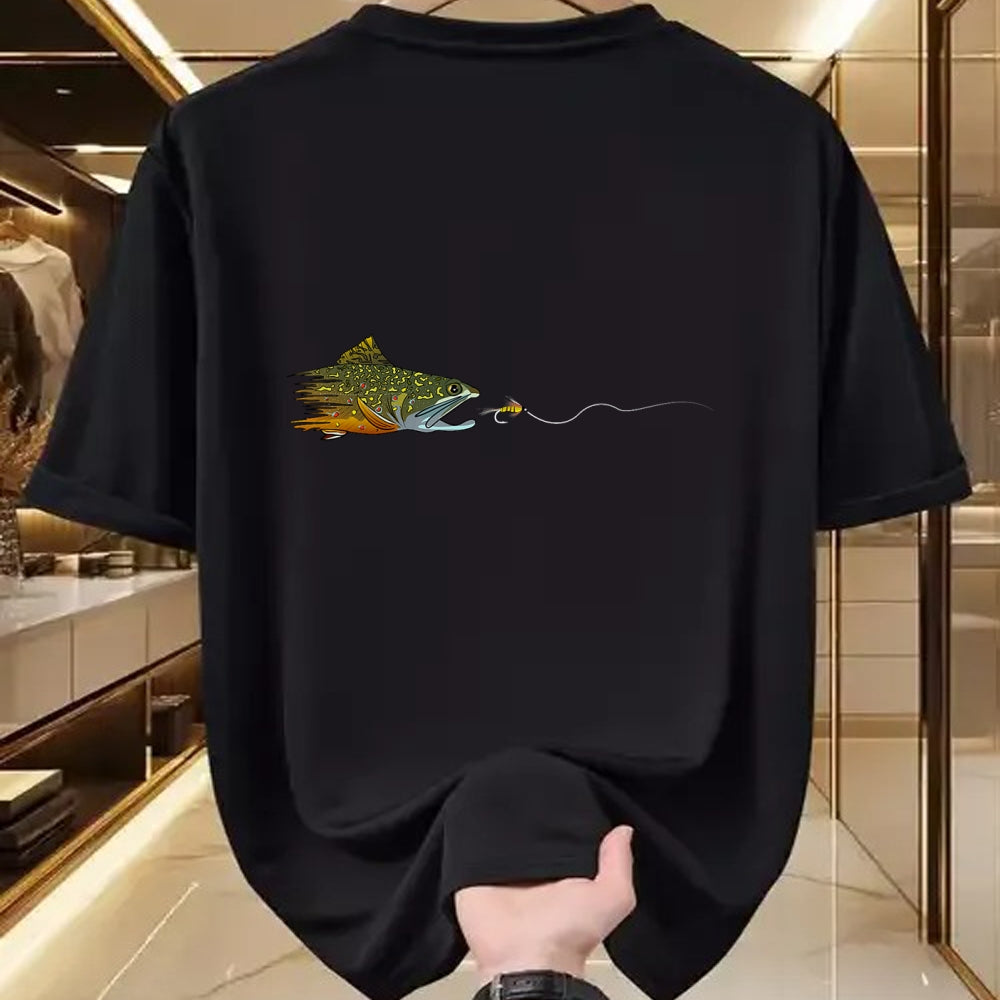 Funny Fishing Shirt, Gift For Fishing Lover Unisex T-Shirt/Hoodie/Sweatshirt HLT00 - Fly Fishing Brook Trout Dry Flies Tying Fisherman T-Shirt