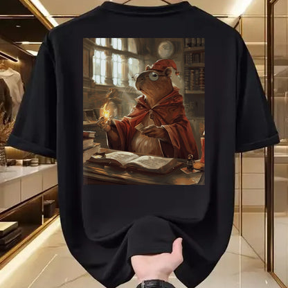 Cute Capybara Shirt, Funny Capybara Unisex T-Shirt/Hoodie/Sweatshirt HLT00 - Funny Graphic Capybara Long Sleeve T-Shirt (6)