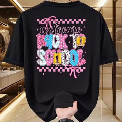 Best Student Shirt, Funny Back To School UnisexT-Shirt/Hoodie/Sweatshirt HLT00 - Welcome Back to School First Day Teacher Girls Kids Coquette T-Shirt