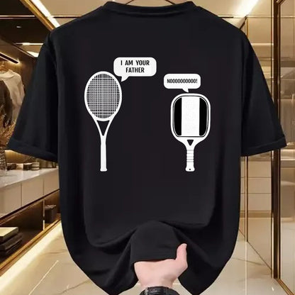 Funny Pickleball Shirt, Pickleball Lover Unisex T-Shirt/Hoodie/Sweatshirt HLT00 - I Am Your Father Funny Pickleball Tennis Racket T-Shirt
