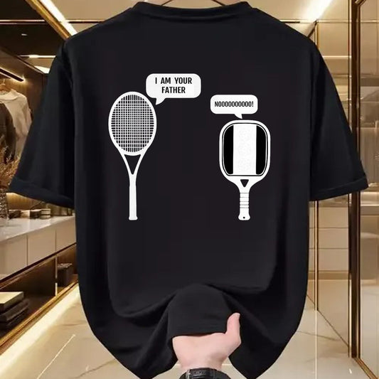 Funny Pickleball Shirt, Pickleball Lover Unisex T-Shirt/Hoodie/Sweatshirt HLT00 - I Am Your Father Funny Pickleball Tennis Racket T-Shirt