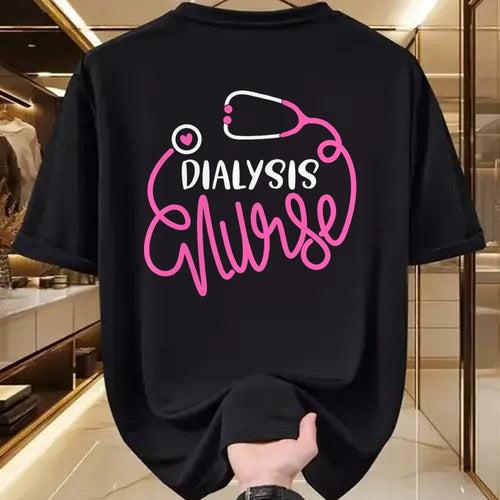 Funny Nurse Shirt, Nurse Unisex T-Shirt/Hoodie/Sweatshirt HLT00 - Dialysis Nurse Funny nephrology nursing Department Nurse T-Shirt