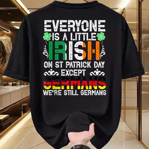 Patrick Day Shirts for Family, Funny Patrick Day shirts, st patrick's day Unisex T-Shirt/Hoodie/Sweatshirt HLT00 - Everyone Is A Little Irish On St Patrick Day Except Germans Tank Top