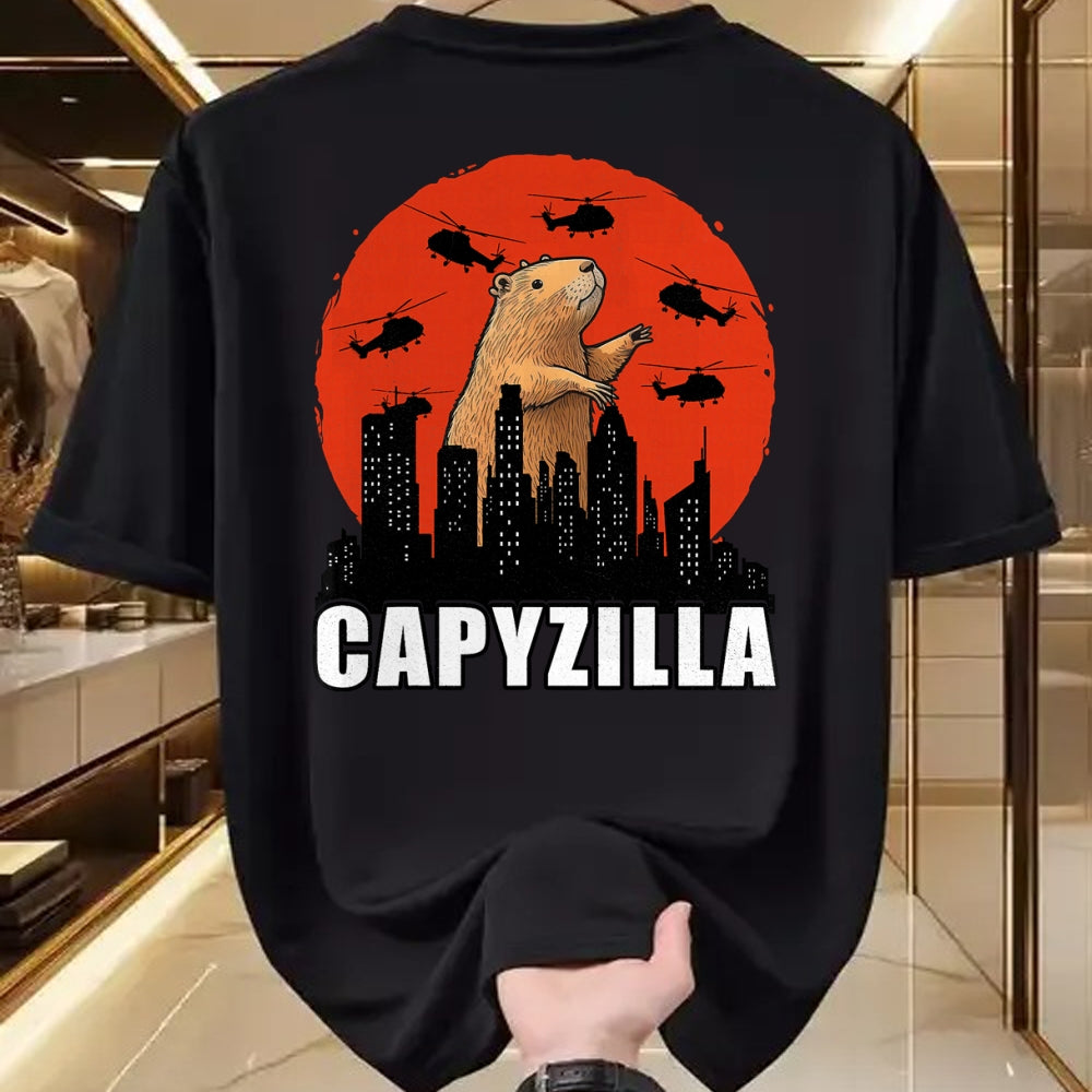 Cute Capybara Shirt, Funny Capybara Unisex T-Shirt/Hoodie/Sweatshirt HLT00 - Capybara Shirt Funny Capybara Rodent Capyzilla Funny T-Shirt