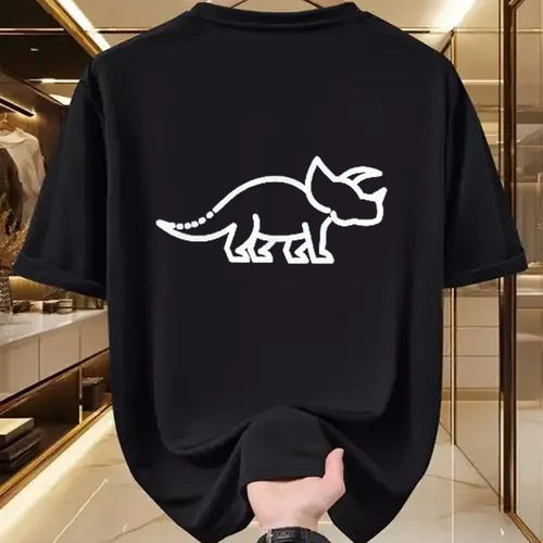 Best Dinosaur Lover Shirt, Funny Dinosaur UnisexT-Shirt/Hoodie/Sweatshirt HLT00 - Triceratops Howling to The Moon Meme Funny 90_s Dinosaur T-Shirt