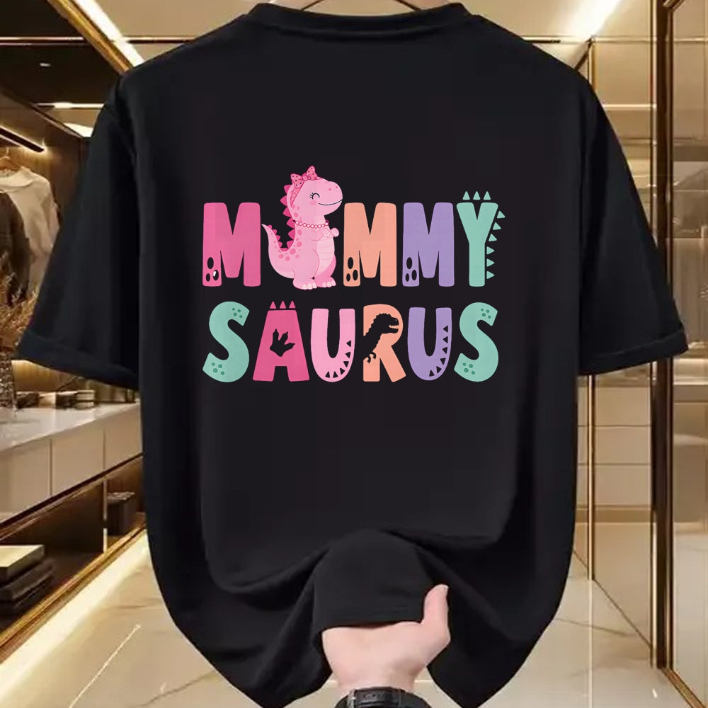 Best Dinosaur Lover Shirt, Funny Dinosaur UnisexT-Shirt/Hoodie/Sweatshirt HLT00 - Mommy Saurus Mom Dinosaur Three Rex Birthday Boy Girl T-Shirt