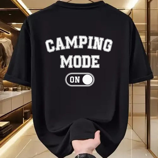 Funny Camping Shirt, Gift For Camping Lover Unisex T-Shirt/Hoodie/Sweatshirt HLT00 - Camping Mode On Funny Camper Gift Nature Lover Scout T-Shirt