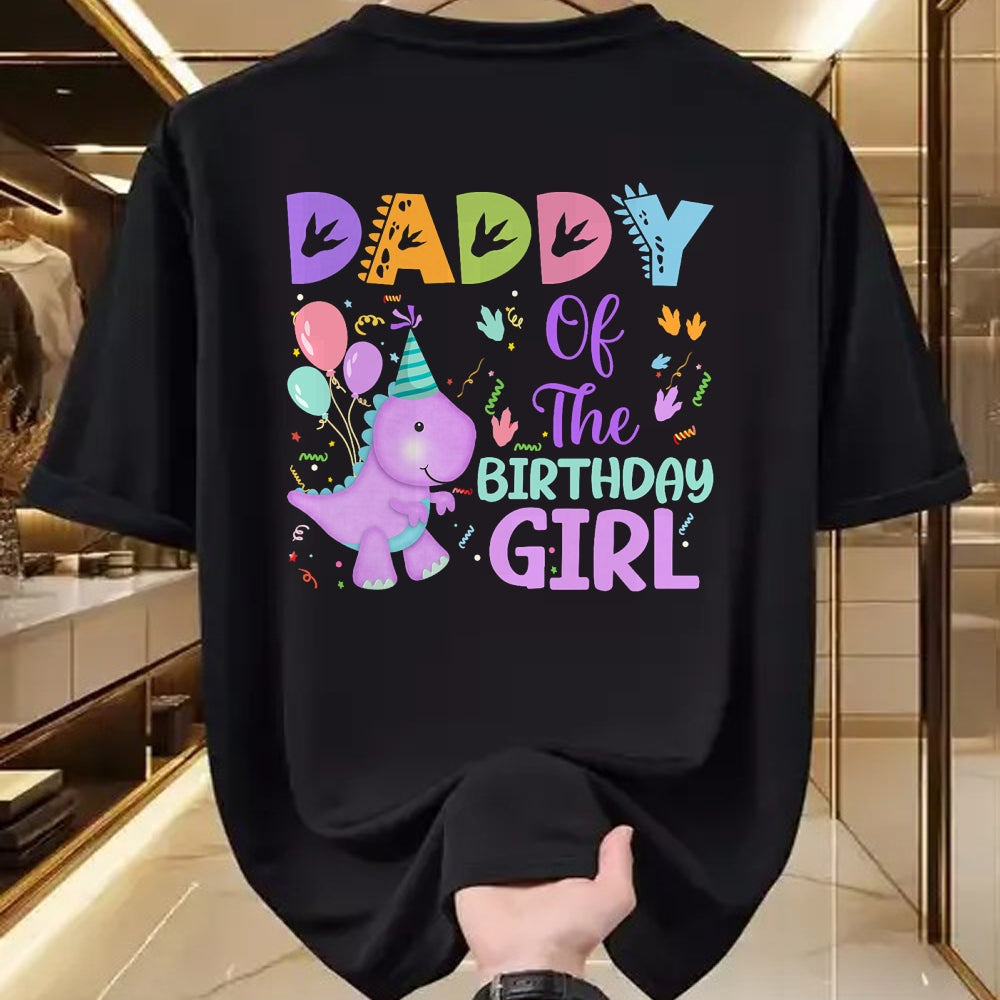 Best Dinosaur Lover Shirt, Funny Dinosaur UnisexT-Shirt/Hoodie/Sweatshirt HLT00 - Daddy Of The Birthday Girl Dinosaur Saurus Rex Party T-Shirt