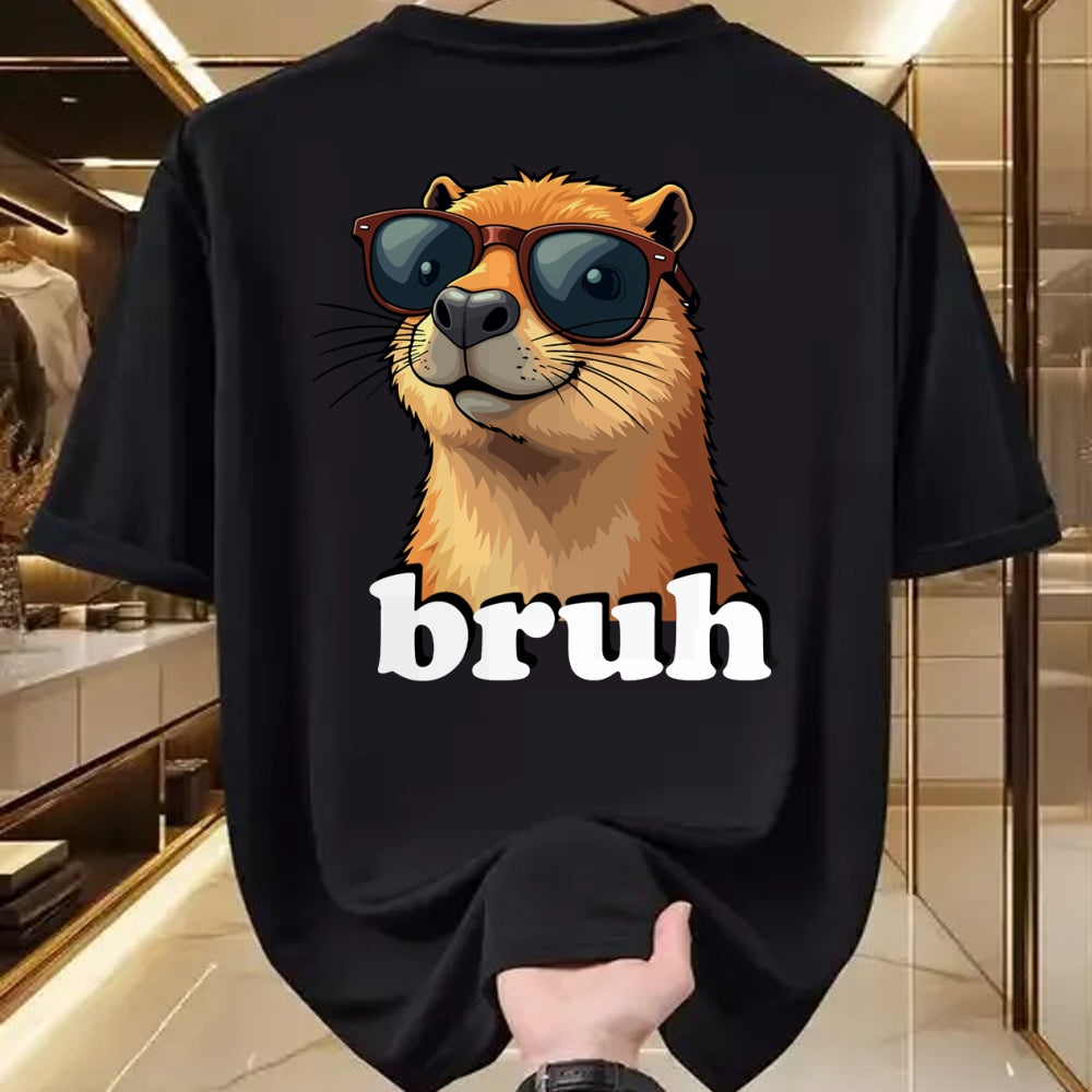 Cute Capybara Shirt, Funny Capybara Unisex T-Shirt/Hoodie/Sweatshirt HLT00 - Capybara Long Sleeve T-Shirt (4)