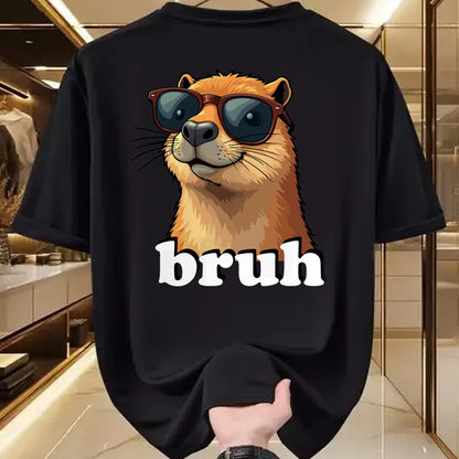 Cute Capybara Shirt, Funny Capybara Unisex T-Shirt/Hoodie/Sweatshirt HLT00 - Capybara Long Sleeve T-Shirt (4)