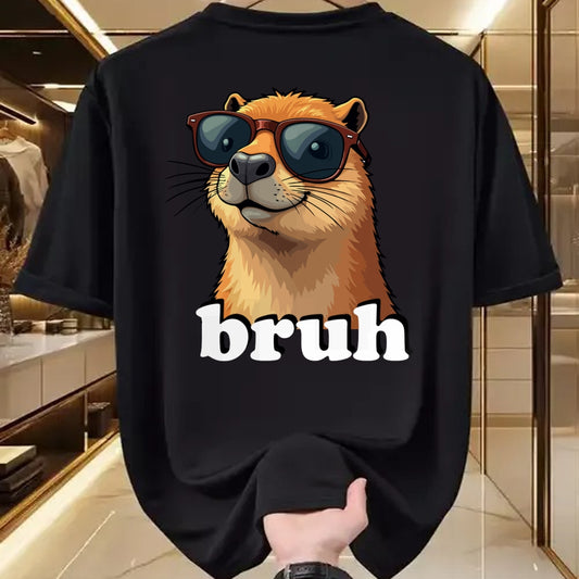 Cute Capybara Shirt, Funny Capybara Unisex T-Shirt/Hoodie/Sweatshirt HLT00 - Capybara Long Sleeve T-Shirt (4)