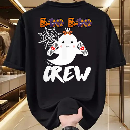 Funny Nurse Shirt, Nurse Unisex T-Shirt/Hoodie/Sweatshirt HLT00 - Boo Boo Crew Nurse Shirt Funny Halloween Costume Fun Gift T-Shirt
