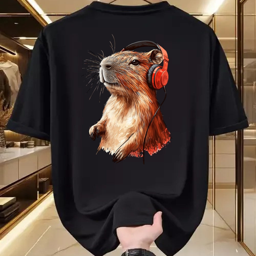 Cute Capybara Shirt, Funny Capybara Unisex T-Shirt/Hoodie/Sweatshirt HLT00 - Capybara Long Sleeve T-Shirt (3)