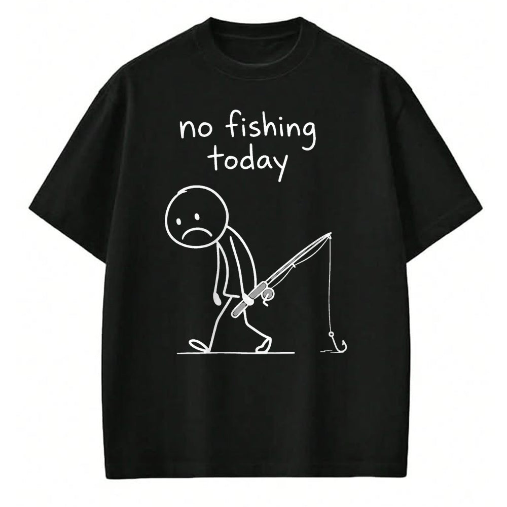 Funny Fishing Shirt, Gift For Fishing Lover Unisex T-Shirt/Hoodie/Sweatshirt HLT00 - No Fishing Today Funny Fishing Humor for Fisherman Dads T-Shirt