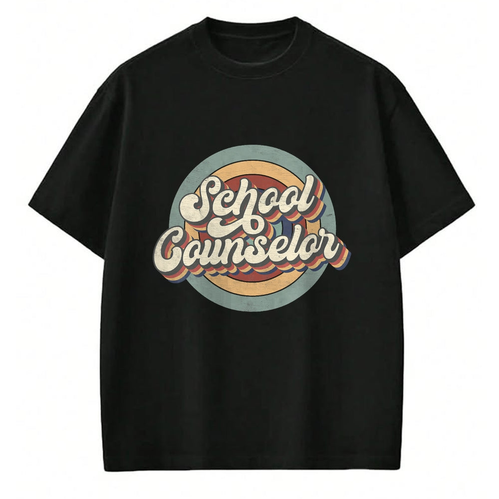 Best Student Shirt, Funny Back To School UnisexT-Shirt/Hoodie/Sweatshirt HLT00 - Retro School Counselor Back to School Teacher Squad Crew T-Shirt