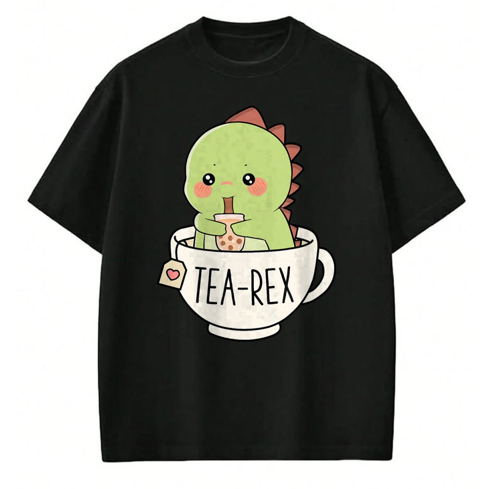 Best Dinosaur Lover Shirt, Funny Dinosaur UnisexT-Shirt/Hoodie/Sweatshirt HLT00 - Boba Tea-Rex Cute T-Rex Dinosaur Lover Kawaii Funny Dino Pun T-Shirt