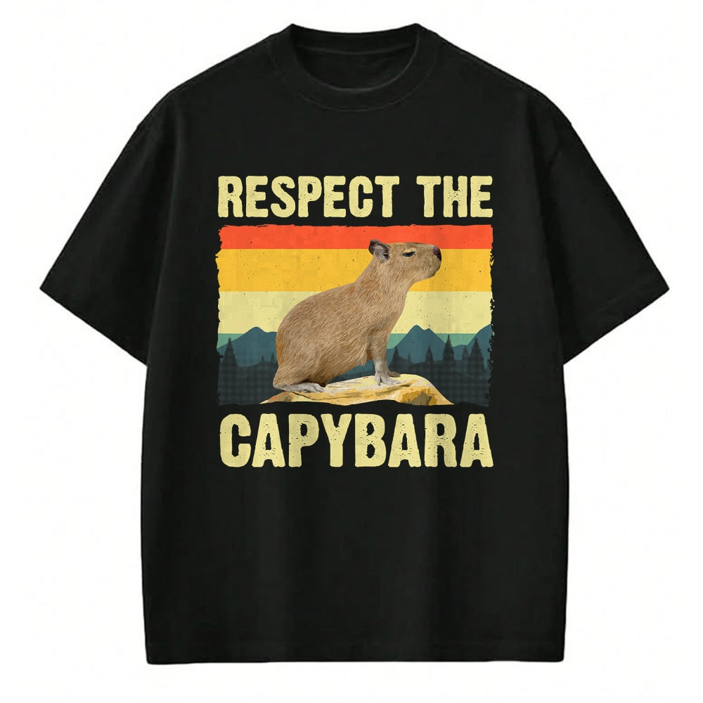 Cute Capybara Shirt, Funny Capybara UnisexT-Shirt/Hoodie/Sweatshirt HLT00 - Capybara Art for Men Women Kids Rodent Animal Lover Capybara T-Shirt