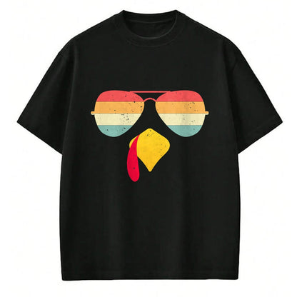 Best Thanksgiving Family Shirt , Funny Thanksgiving UnisexT-Shirt/Hoodie/Sweatshirt HLT00 - Cool Turkey Face with Sunglasses Funny Thanksgiving for Boys T-Shirt
