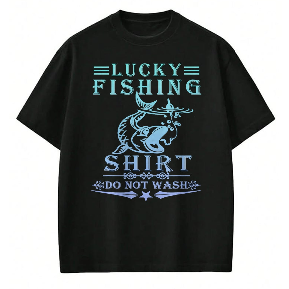 Gift for Dad Shirt, Funny Dad Unisex T-Shirt/Hoodie/Sweatshirt HLT00 – Lucky Fishing Do Not Wash Vintage Fishing Lover T-Shirt