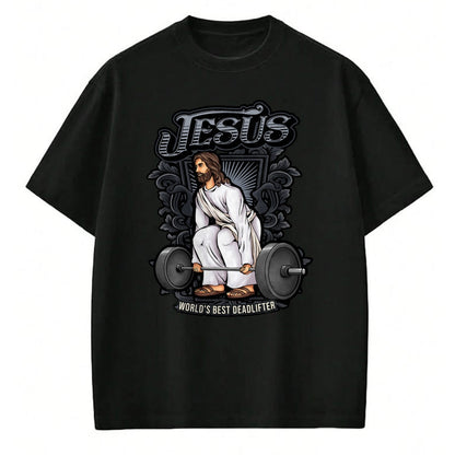 Christian Tee, Christian Faith Unisex T-Shirt/Hoodie/Sweatshirt HLT00 - Funny Jesus Christian Weight Lifting Men Women Gym Gag Gifts T-Shirt