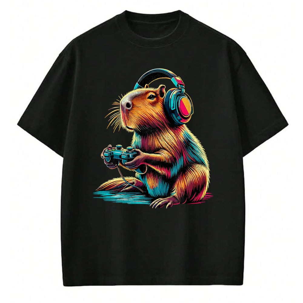 Cute Capybara Shirt, Funny Capybara UnisexT-Shirt/Hoodie/Sweatshirt HLT00 - Capybara Funny Video Games Capybara T-Shirt