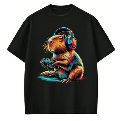 Cute Capybara Shirt, Funny Capybara UnisexT-Shirt/Hoodie/Sweatshirt HLT00 - Capybara Funny Video Games Capybara T-Shirt