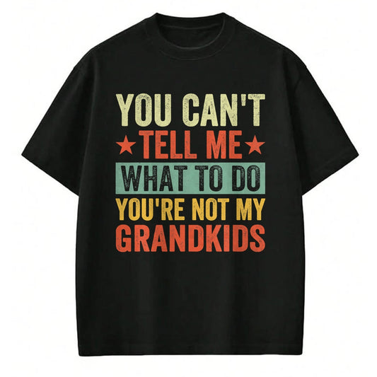 Best Grandpa Shirt, Proud Grandpa Unisex T-Shirt/Hoodie/Sweatshirt HLT00 - You can't Tell me what to do You're not my Grandkids T-Shirt