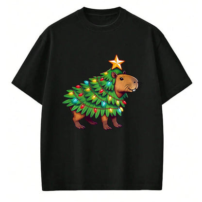 Cute Capybara Shirt, Funny Capybara UnisexT-Shirt/Hoodie/Sweatshirt HLT00 - Capybara Christmas Long Sleeve T-Shirt (2)