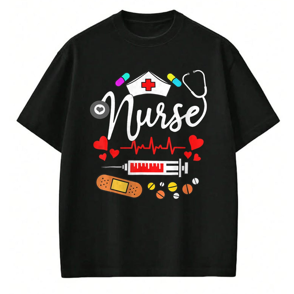 Funny Nurse Shirt, Nurse Unisex T-Shirt/Hoodie/Sweatshirt HLT00 - NURSE'S DAY Nurse Life NURSE WEEK 2024 Womens T-Shirt