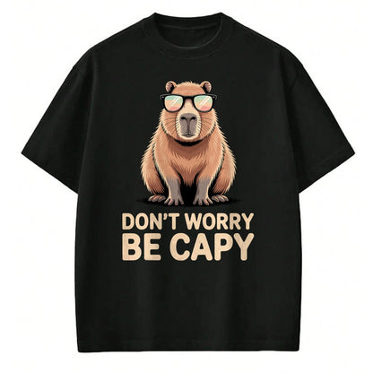 Cute Capybara Shirt, Funny Capybara Unisex T-Shirt/Hoodie/Sweatshirt HLT00 - Funny Capybara Design for Men Women Adults Capybara Lover T-Shirt