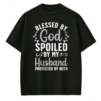 Best Wife Shirt, Wife and Husband Unisex T-Shirt/Hoodie/Sweatshirt HLT00 - Gift for wife T shirt, spoiled wife   Funny Spoiled Wife Art For Women Girls Husband Spoiled Wife Pr (26)