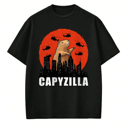 Cute Capybara Shirt, Funny Capybara Unisex T-Shirt/Hoodie/Sweatshirt HLT00 - Capybara Shirt Funny Capybara Rodent Capyzilla Funny T-Shirt