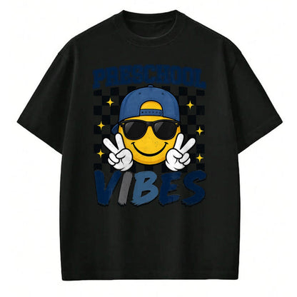 Best Student Shirt, Funny Back To School UnisexT-Shirt/Hoodie/Sweatshirt HLT00 - Retro Preschool Vibes Back to School Boys Kids T-Shirt