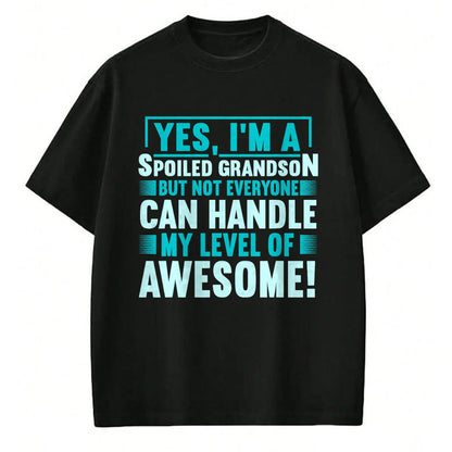 Best Grandma Shirt, Proud Grandma Unisex T-Shirt/Hoodie/Sweatshirt HLT00 - Grandma Spoiled Grandson Grandparents T-Shirt