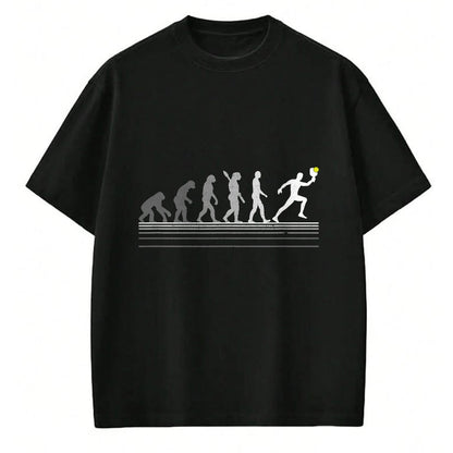 Funny Pickleball Shirt, Pickleball Lover Unisex T-Shirt/Hoodie/Sweatshirt HLT00 - Pickleball Evolution of Man Funny Gift T-Shirt
