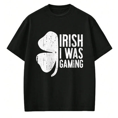 Patrick Day Shirts for Family, Funny Patrick Day shirts, st patrick's day Unisex T-Shirt/Hoodie/Sweatshirt HLT00 - Irish I Was Gaming T-Shirt Saint Patrick Day Shirt T-Shirt