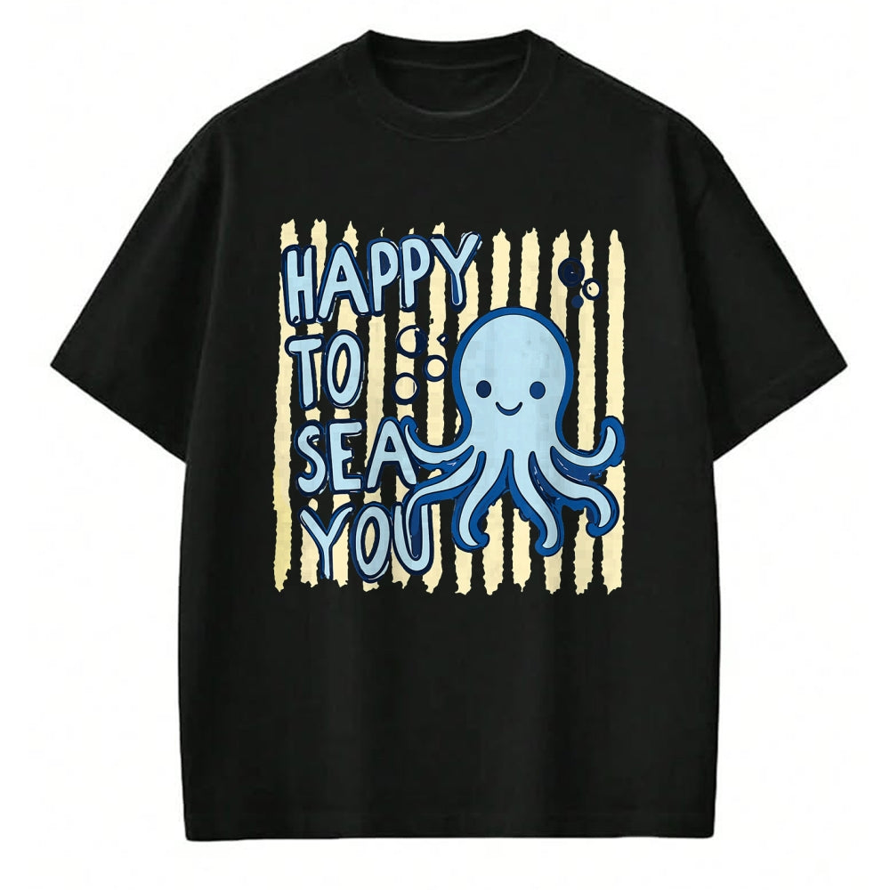 Best Student Shirt, Funny Back To School UnisexT-Shirt/Hoodie/Sweatshirt HLT00 - Happy to Sea You Teacher Sea Animals Back to School T-Shirt