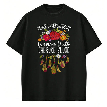 Native American T-Shirts, Vintage Native American Unisex T-Shirt/Hoodie/Sweatshirt HLT00 - Cherokee Native American women