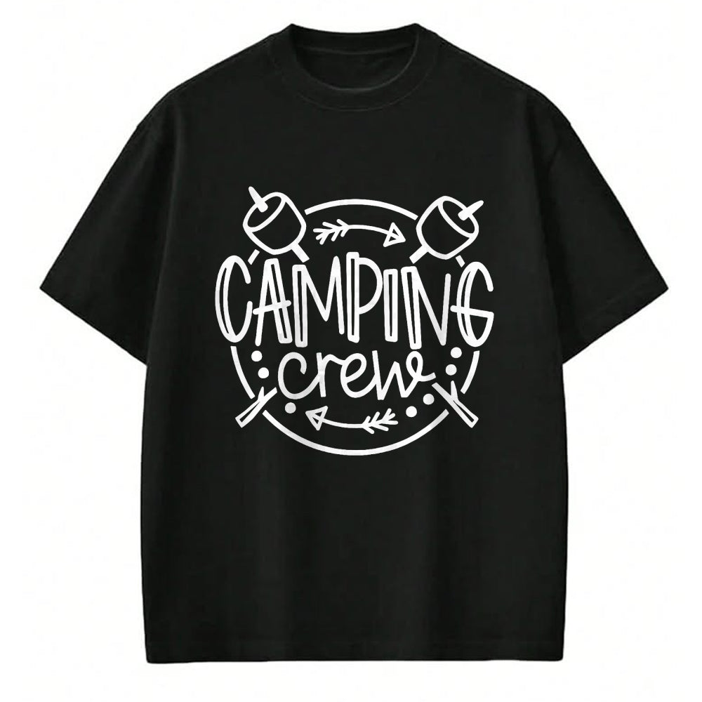 Funny Camping Shirt, Gift For Camping Lover Unisex T-Shirt/Hoodie/Sweatshirt HLT00 - Camping Matching Shirts for Family Camper Group Camping Crew T-Shirt