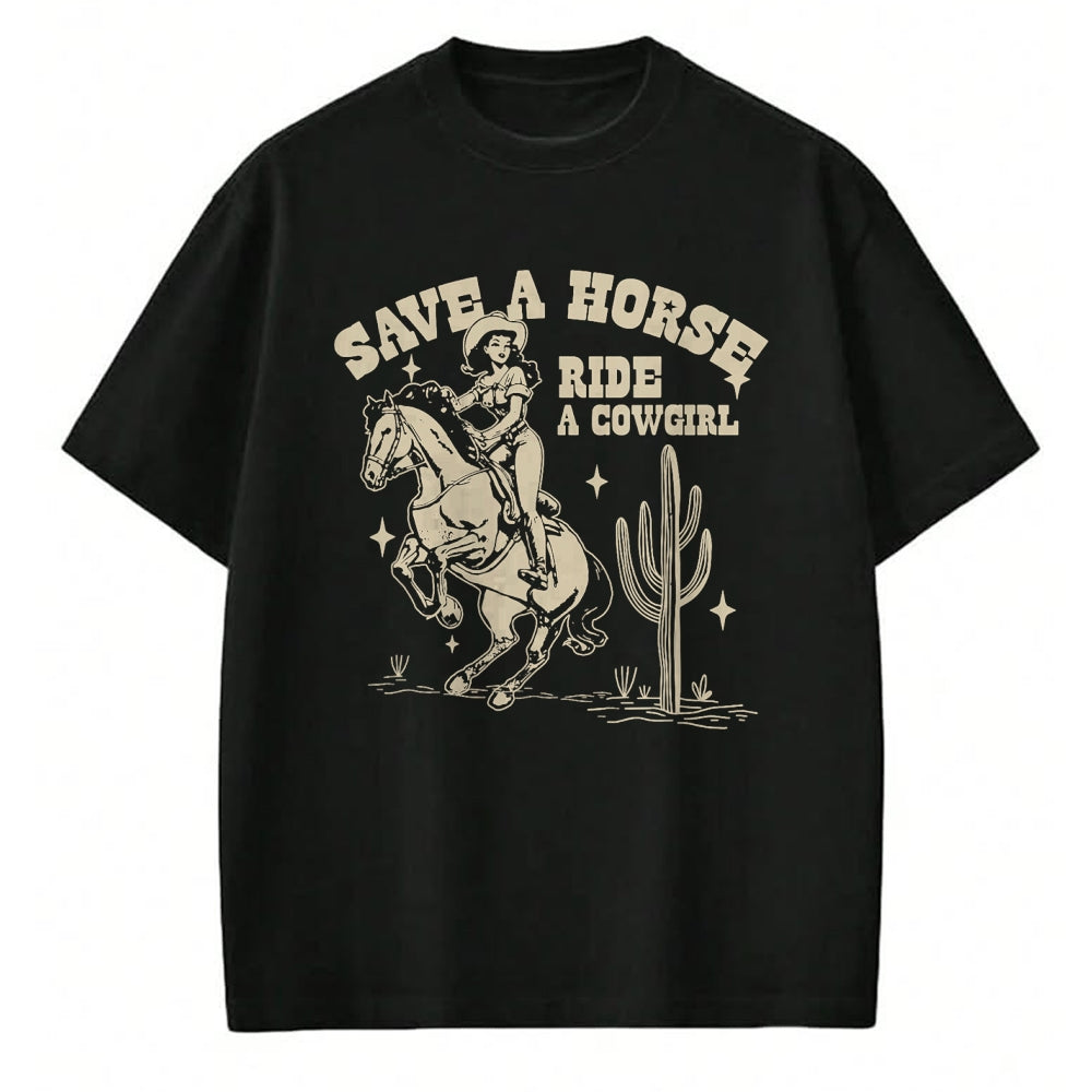 Best Horse Lover Shirt , Funny Horse UnisexT-Shirt/Hoodie/Sweatshirt HLT00 - Horse Lover Equestrian Riding Save A Horse Ride A Cowgirl T-Shirt