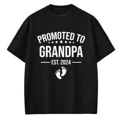 Best Grandpa Shirt, Proud Grandpa Unisex T-Shirt/Hoodie/Sweatshirt HLT00 - 1st Time Grandpa EST 2024 New First Grandpa 2024 T-Shirt