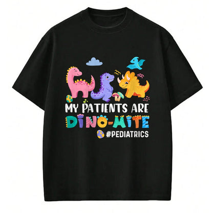 Funny Nurse Shirt, Nurse Unisex T-Shirt/Hoodie/Sweatshirt HLT00 - Pediatric Nurse PEDS Nursing Appreciation Pediatric Dinosaur T-Shirt